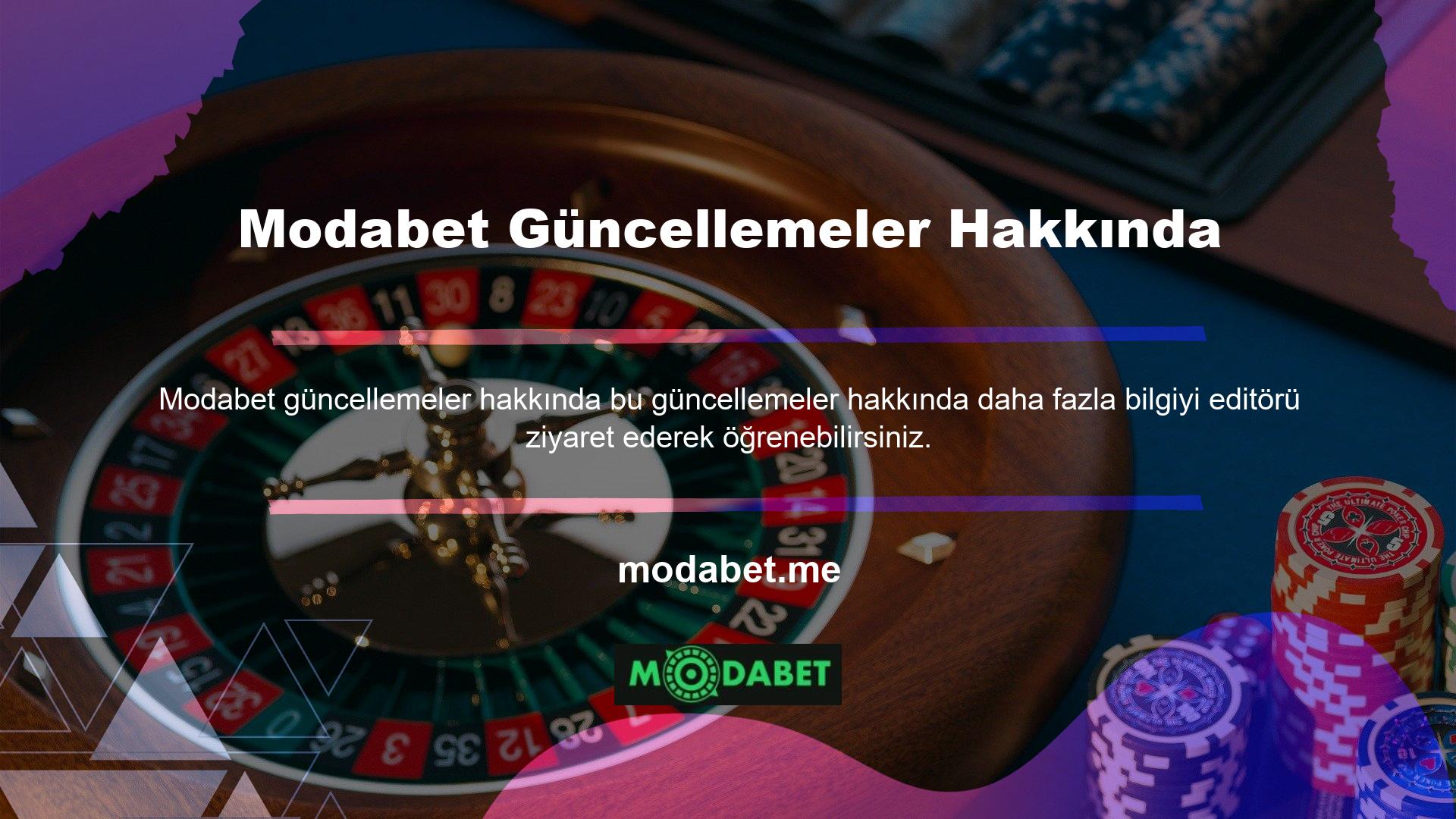 Endişelenmeyin, yeni Modabet adresi hakkında bilgilere istediğiniz zaman erişilebilir olacaktır